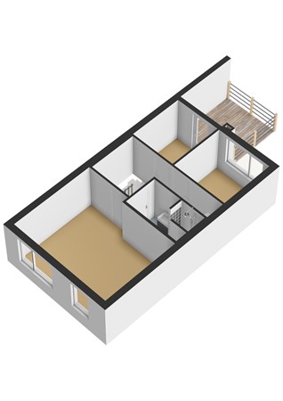 Floorplan - Bilderdijkstraat 29, 3314 RB Dordrecht